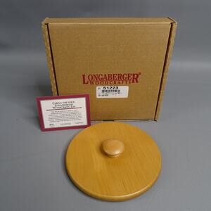 Longaberger Woodcrafts Lid Small Fruit 51223 NEW
